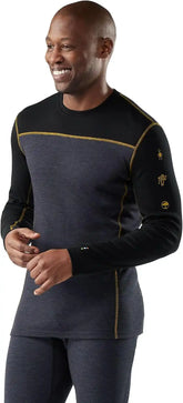 SmartWool Men's Classic Thermal Merino Base Layer Colorblock Crew