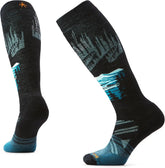 Smartwool Women's Ski Full Cushion Alpine Auroras Over the Calf Socks