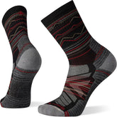 Smartwool Men's Hike Light Mountain Range Pattern Crew Socks
