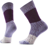 Smartwool Womens Everyday Color Block Cable Crew Socks
