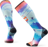 Smartwool Zero Cushion Ski Day Print Over The Calf Socks For Men and Women