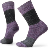 Smartwool Womens Everyday Color Block Cable Crew Socks