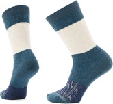Smartwool Womens Everyday Color Block Cable Crew Socks