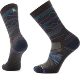 Smartwool Men's Hike Light Mountain Range Pattern Crew Socks