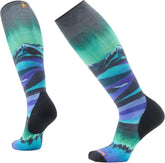 Smartwool Women's Ski Targeted Cushion Compression Print Over the Calf Socks