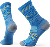 Smartwool Men's Hike Light Mountain Range Pattern Crew Socks
