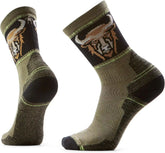 Smartwool Men's Hike Light Cushion Bison Crew Socks
