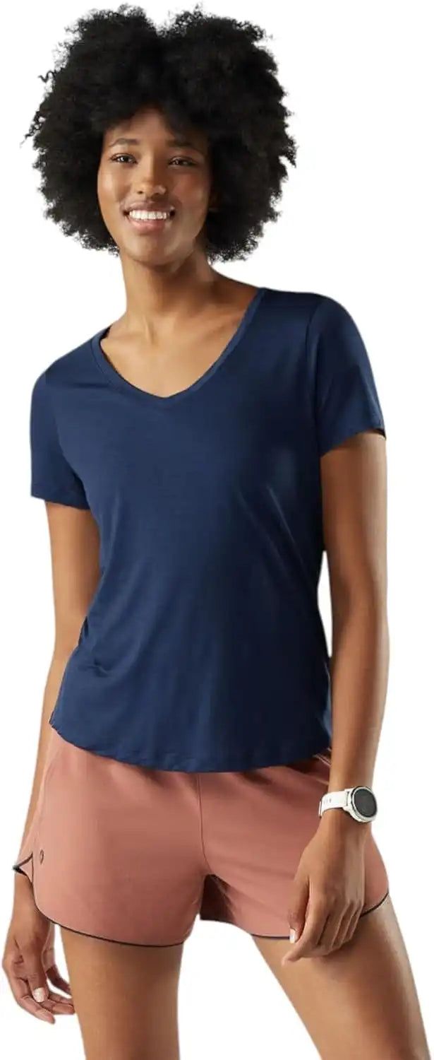 SmartWool Women's Merino Sport 120 V-Neck Ss