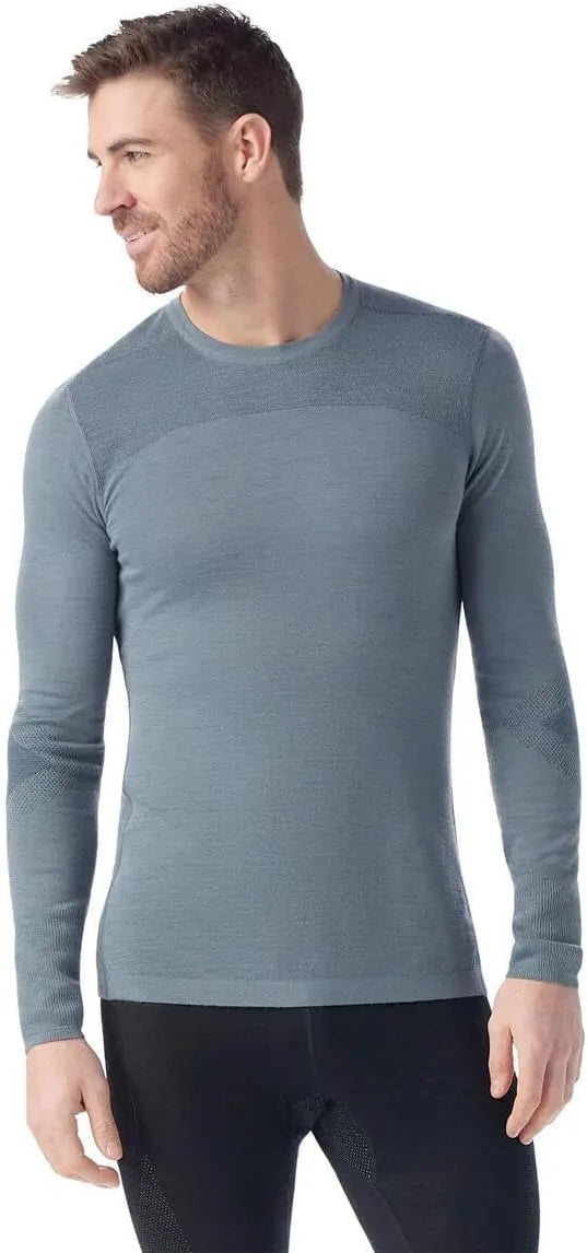 SmartWool Men's Intraknit Thermal Merino Base Layer Crew, Lightweight, Breathable Merino Wool Long Sleeve Active Shirt