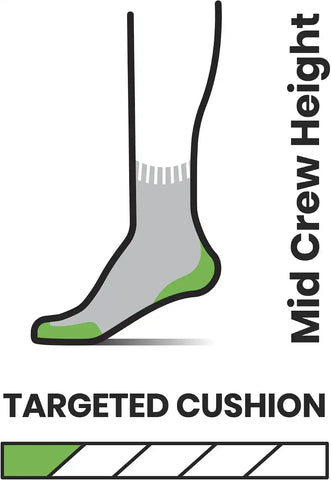 Smartwool Women's Hike Targeted Cushion Mid Crew Socks