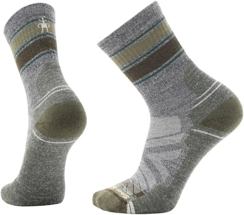 Smartwool Men's Hike Light Cushion Striped Mid Crew Socks