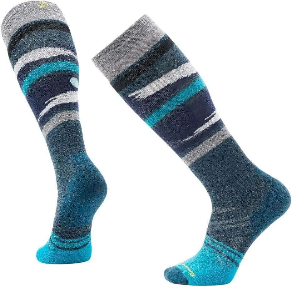 Smartwool Men's Ski Full Cushion Midnight Ski Pattern Over the Calf Socks