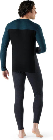 SmartWool Men's Classic Thermal Merino Base Layer Colorblock Crew