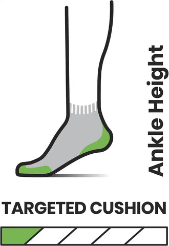 Smartwool Mens Hike Targeted Cushion Ankle Socks