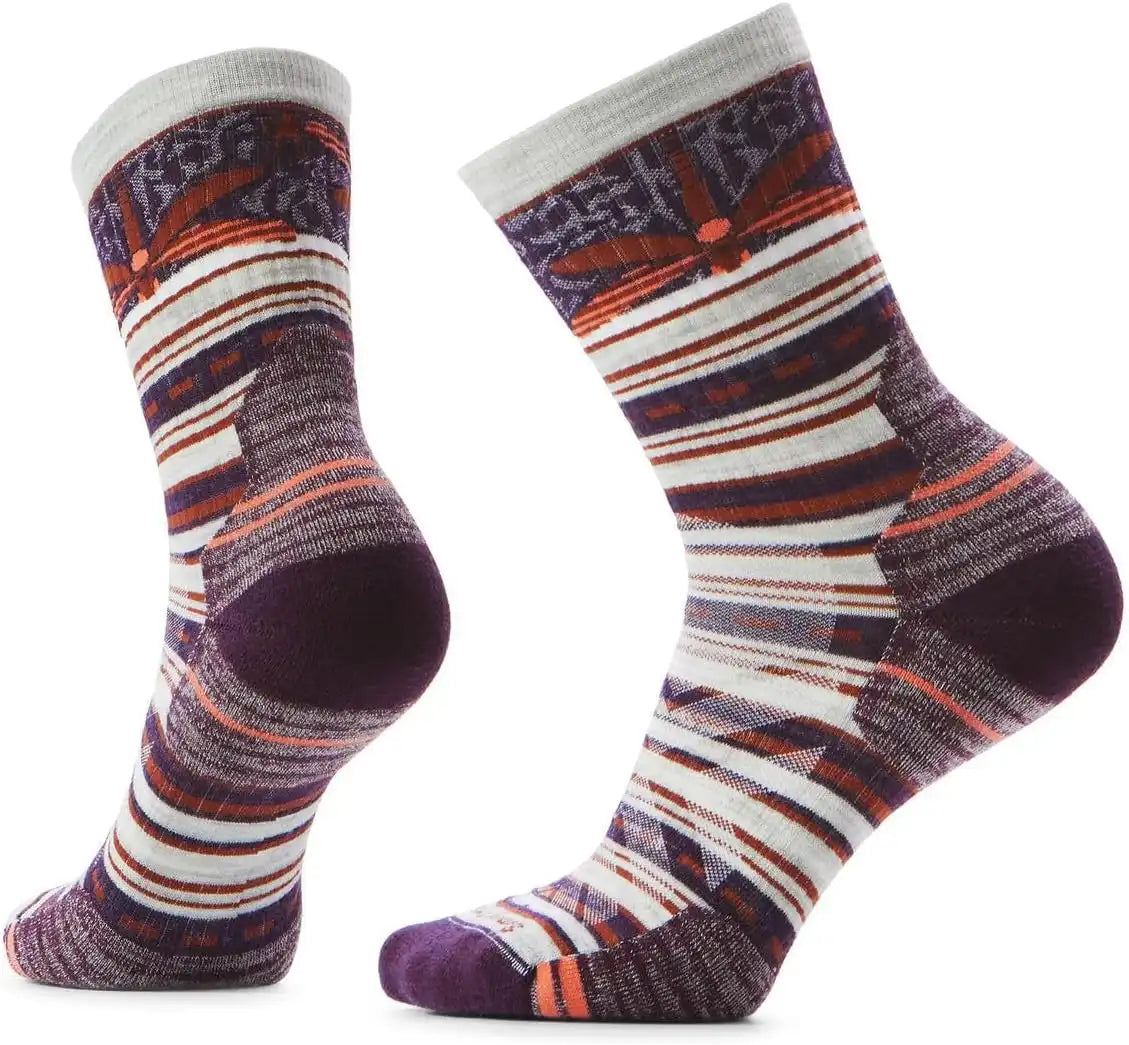 Smartwool Womens Hike Targeted Cushion Dragon Stitch Mid Crew Socks