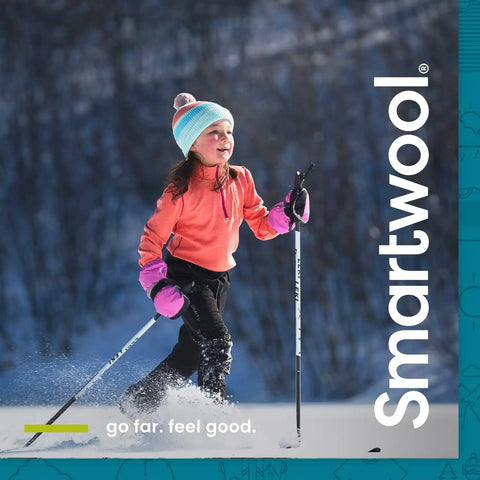 Smartwool Kid's Classic Thermal Merino Base Layer Crew for Boys and Girls