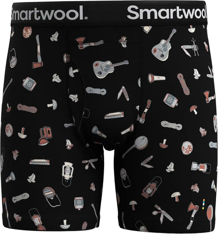 Smartwool Men's Merino Print Boxer Brief Boxed