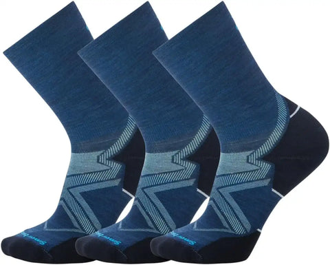 Smartwool Mens Run Cold Weather Targeted Cushion Crew Socks