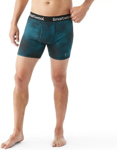 Smartwool Men's Merino Print Boxer Brief Boxed