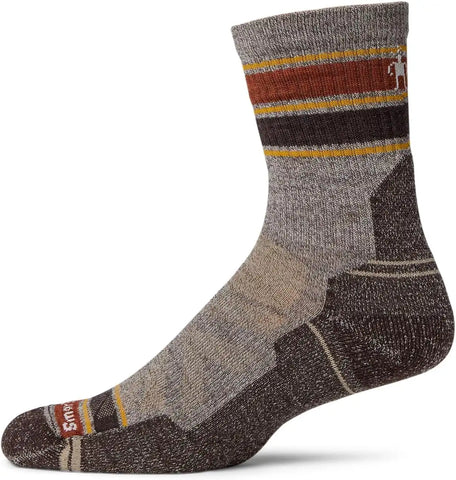 Smartwool Men's Hike Light Cushion Striped Mid Crew Socks