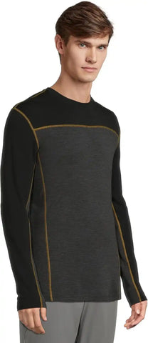 SmartWool Men's Classic Thermal Merino Base Layer Colorblock Crew