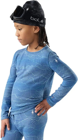 Smartwool Kid's Classic Thermal Merino Base Layer Crew for Boys and Girls