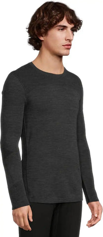 SmartWool Men's Intraknit Thermal Merino Base Layer Crew, Lightweight, Breathable Merino Wool Long Sleeve Active Shirt