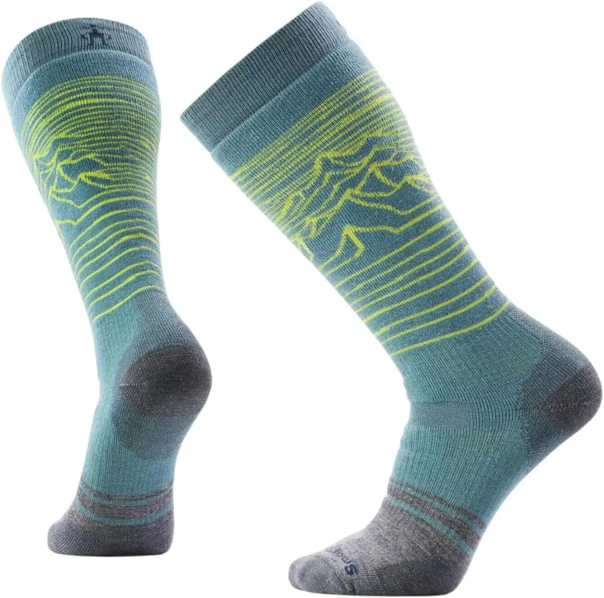 Smartwool Men's Snowboard Full Cushion Iguchi Pattern Over the Calf Socks