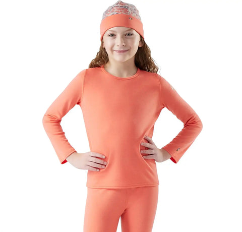 Smartwool Kid's Classic Thermal Merino Base Layer Crew for Boys and Girls