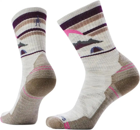 Smartwool Women's Hike Light Cushion Mountain Moon Crew Socks
