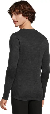 SmartWool Men's Intraknit Thermal Merino Base Layer Crew, Lightweight, Breathable Merino Wool Long Sleeve Active Shirt
