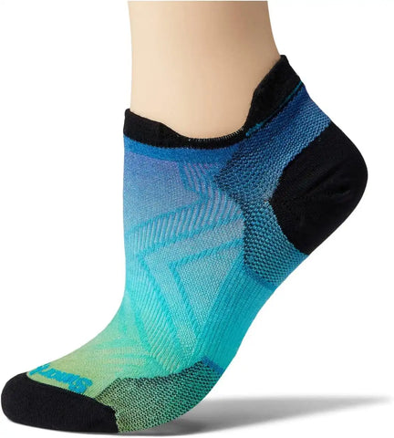 Smartwool Women's Run Zero Cushion Ombre Print Low Ankle Socks