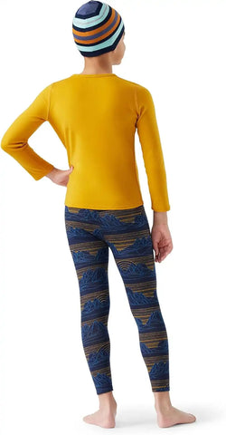 Smartwool Kid's Classic Thermal Merino Base Layer Crew for Boys and Girls