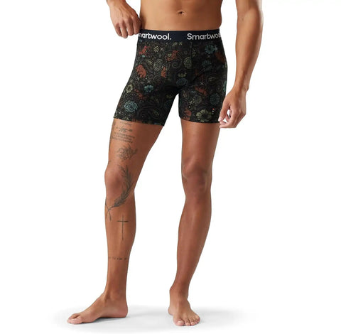Smartwool Men's Merino Print Boxer Brief Boxed