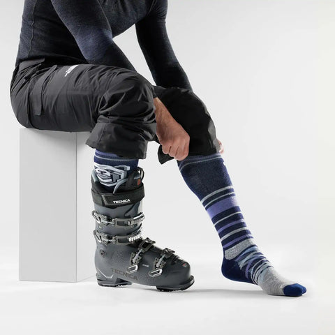 Smartwool Men's Ski Full Cushion Growling Grizzly Over the Calf Socks
