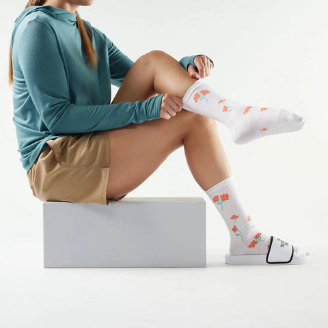 Smartwool womens Everyday Garden Gala Crew Socks