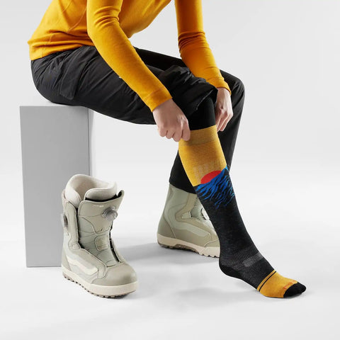 Smartwool Women's Snowboard Targeted Cushion Valley Sunset Over The Calf Socks