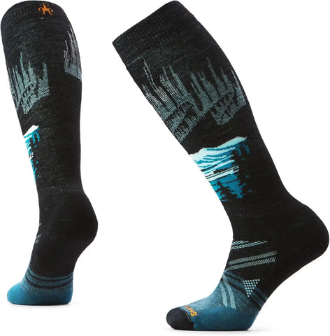 Smartwool Women's Ski Full Cushion Alpine Auroras Over the Calf Socks