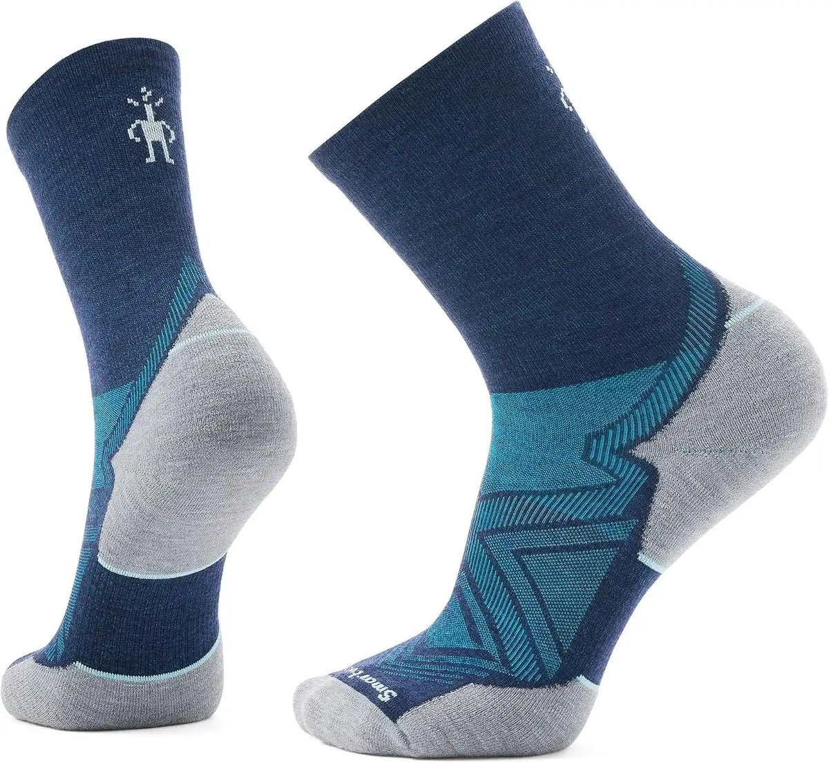 Smartwool Men's Run Targeted Cushion Mid Crew Socks