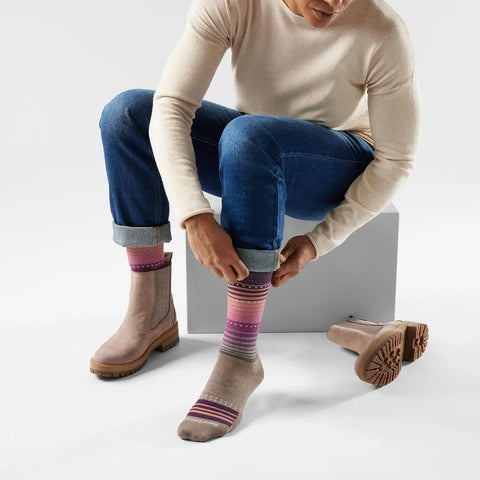 Smartwool Unisex Everyday Stitch Stripe Crew Socks