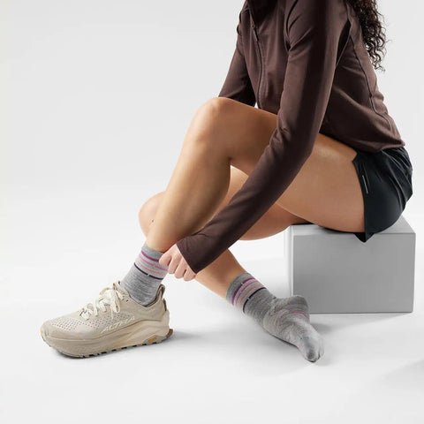 Smartwool Women's Run Zero Cushion Mid Crew Socks