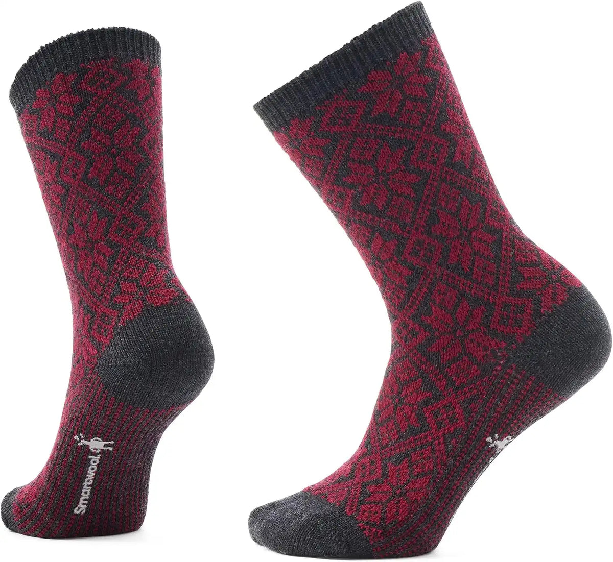 Smartwool Unisex Everyday Traditional Snowflake Crew Socks