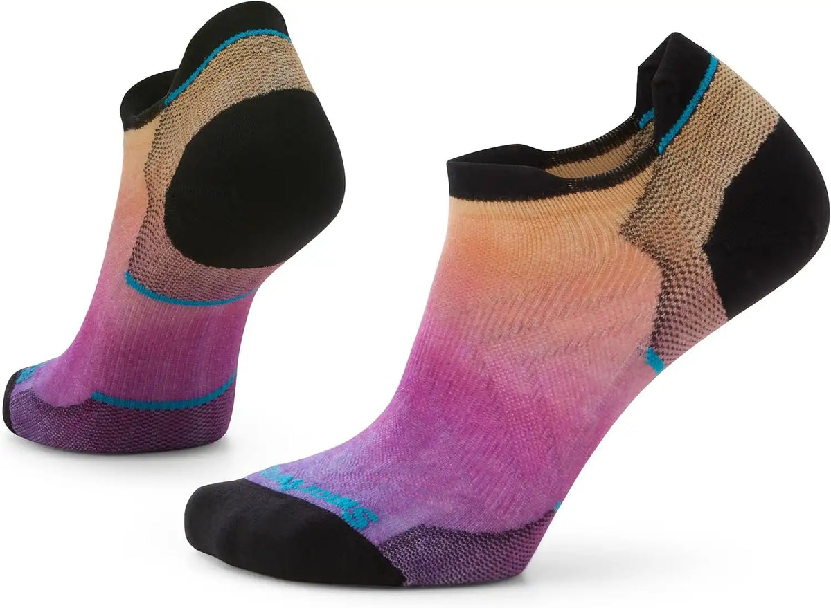 Smartwool Women's Run Zero Cushion Ombre Print Low Ankle Socks