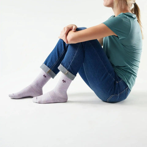 Smartwool Women's Everyday Groovy Bloom Crew Socks