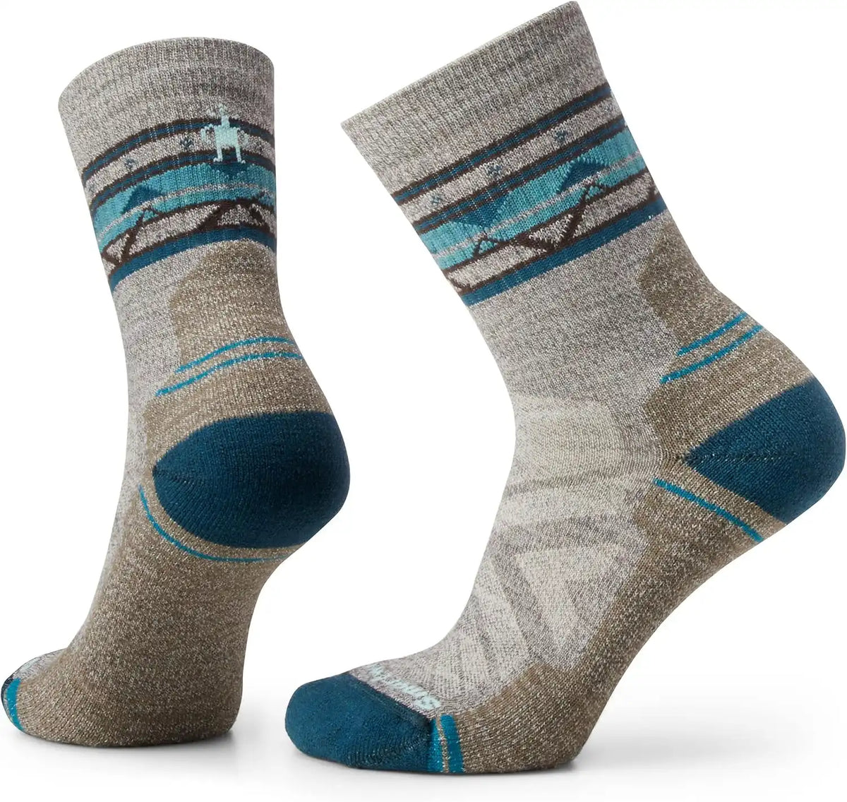 Smartwool Women's Hike Light Cushion Zig Zag Valley Mid Crew Socks