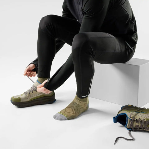 Smartwool Men's Run Zero Cushion Mid Crew Socks