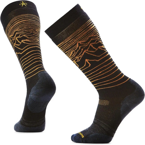 Smartwool Men's Snowboard Full Cushion Iguchi Pattern Over the Calf Socks