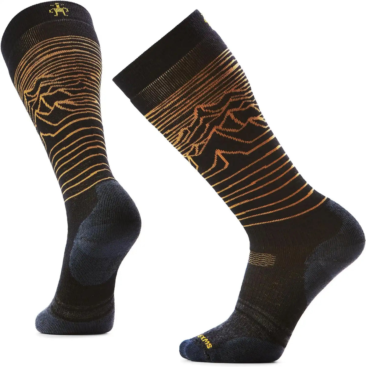 Smartwool Men's Snowboard Full Cushion Iguchi Pattern Over the Calf Socks
