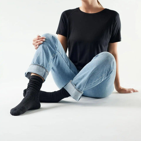 Smartwool Women's Women's Everyday Slouchy Rib Tall Crew Socks Multipack