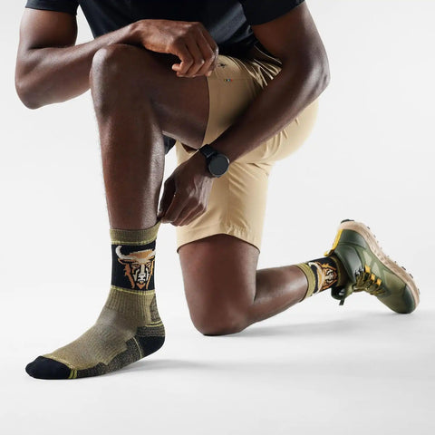 Smartwool Men's Hike Light Cushion Bison Crew Socks